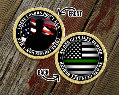 No Man Left Behind Challenge Coin