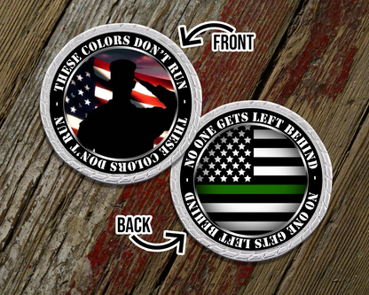 No Man Left Behind Challenge Coin