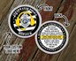 Custom Logo 911 Dispatcher Prayer Challenge Coin