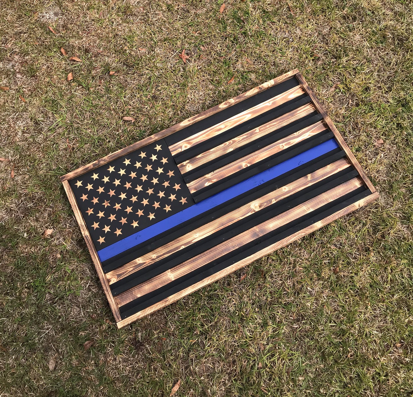 Custom Wooden Challenge Coin Flag