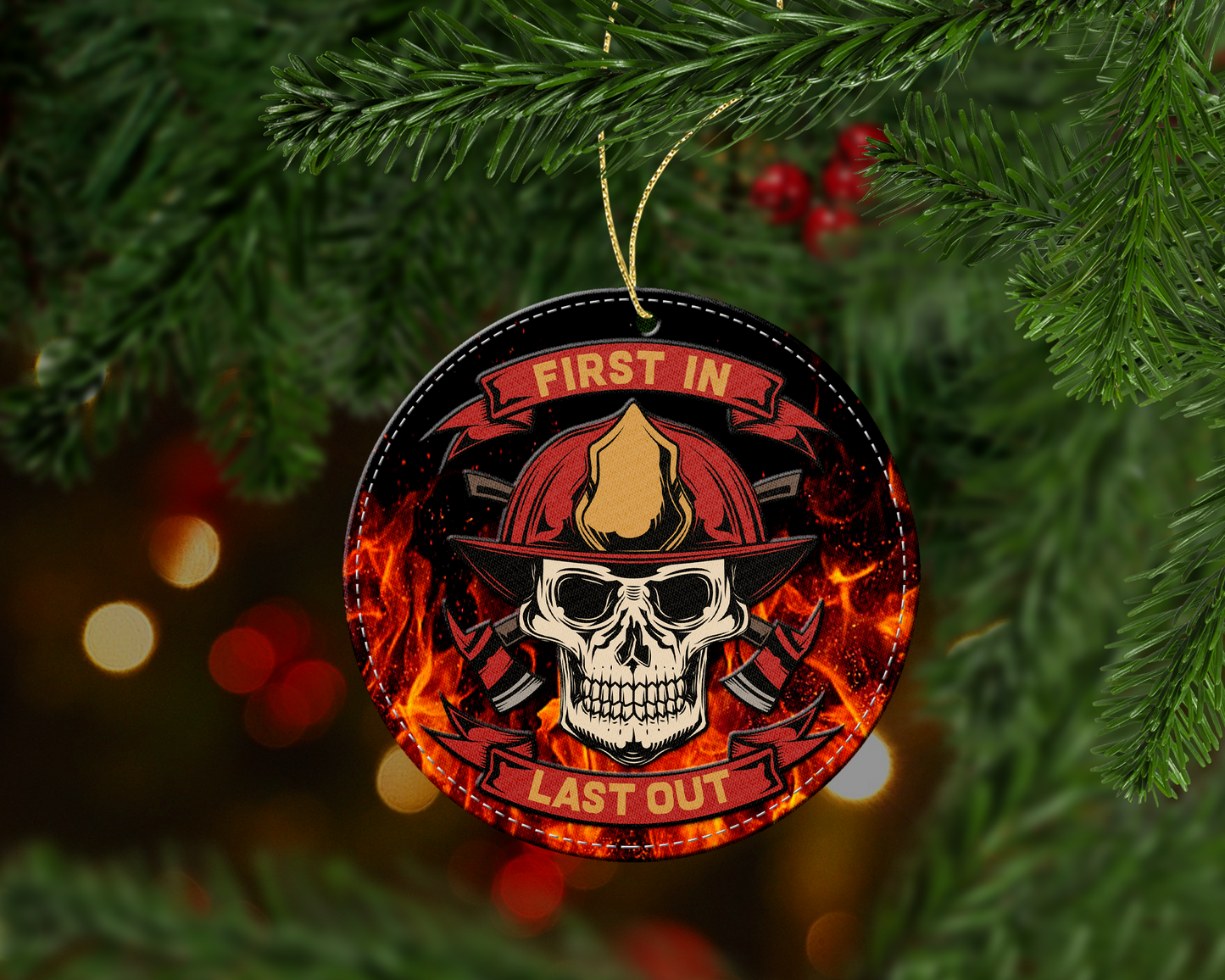 First In Last Out Christmas Ornament