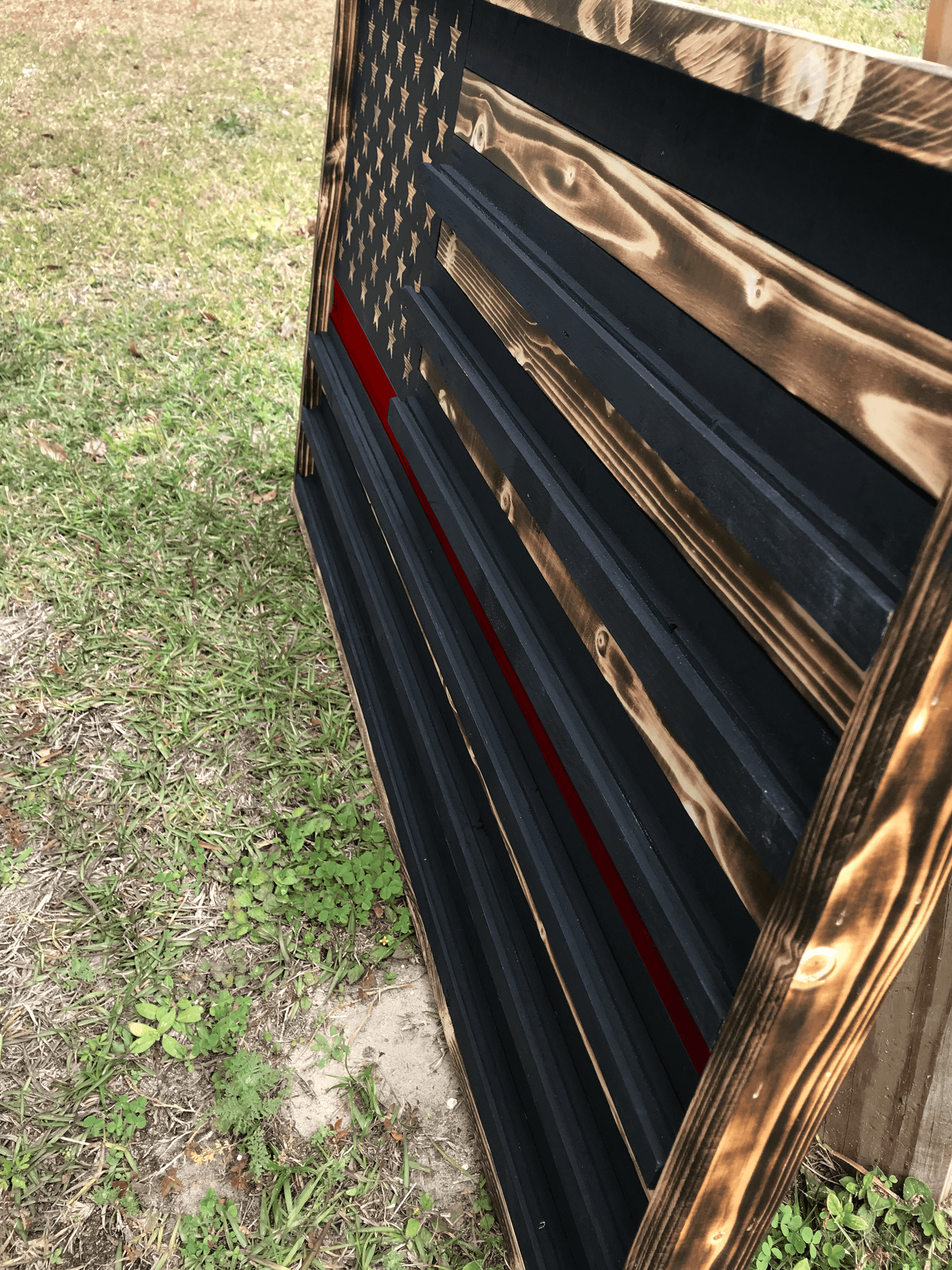 Custom Wooden Challenge Coin Flag