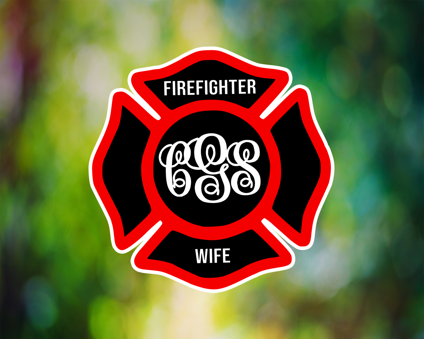 Firefighter Wife Monogram