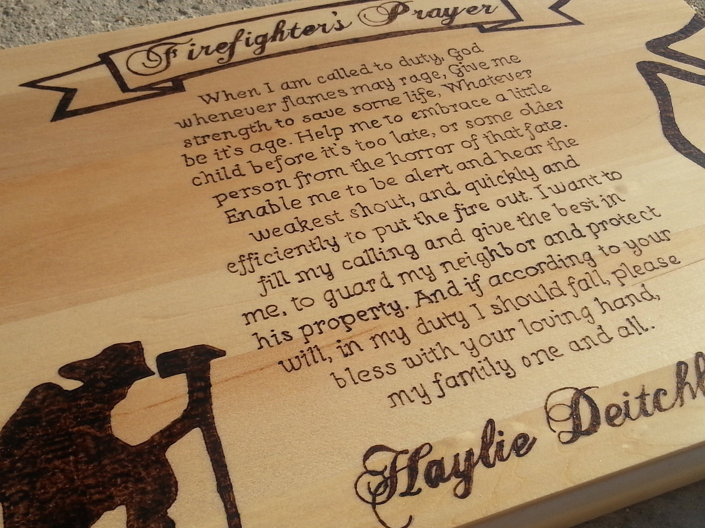 Firefighter's Prayer