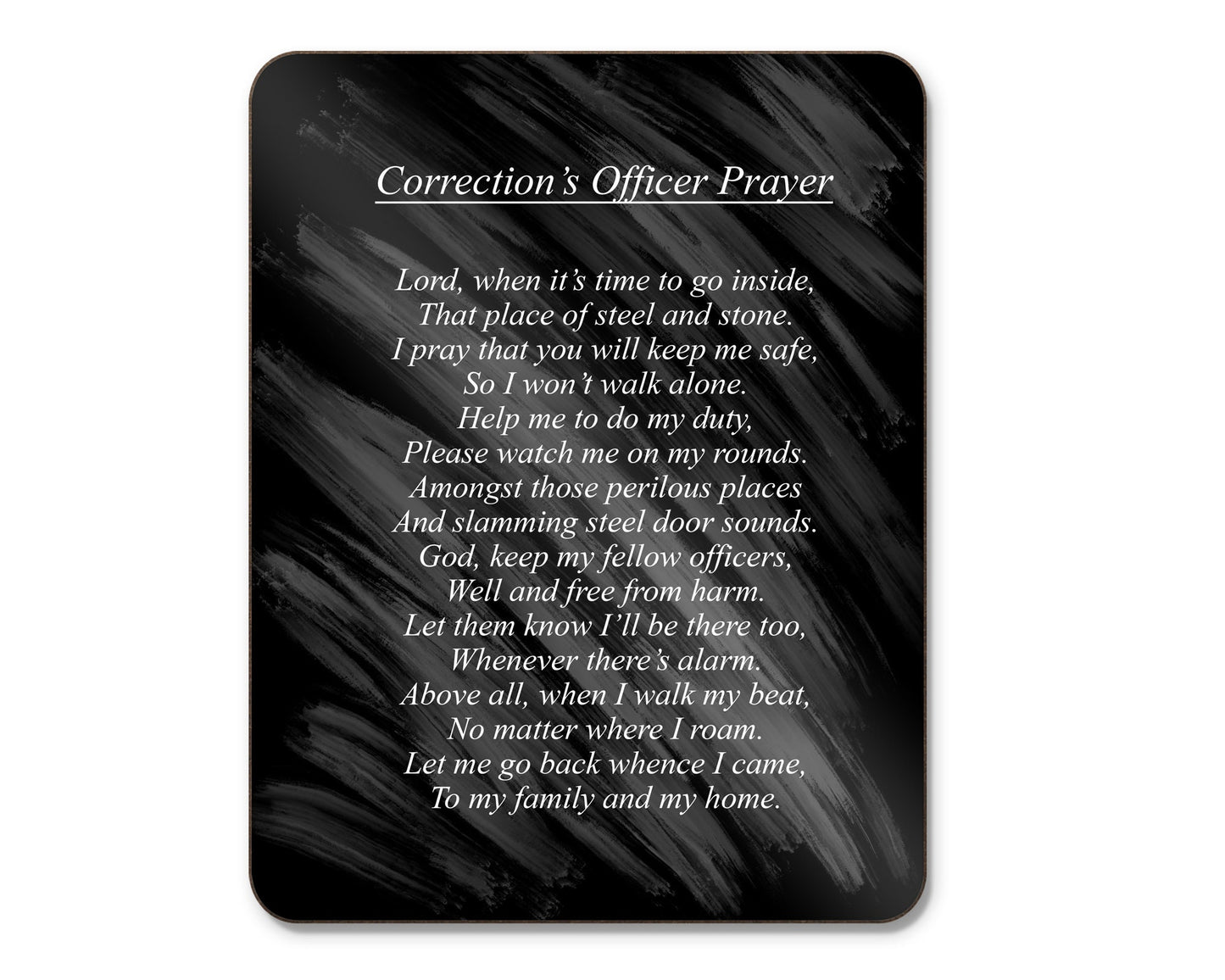 Corrections Officer Prayer