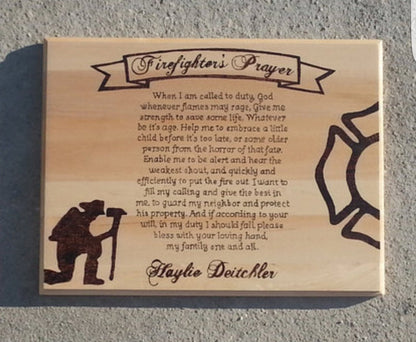 Firefighter's Prayer