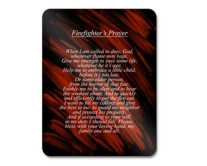 Firefighter Prayer - Hardboard Sign - First Responder