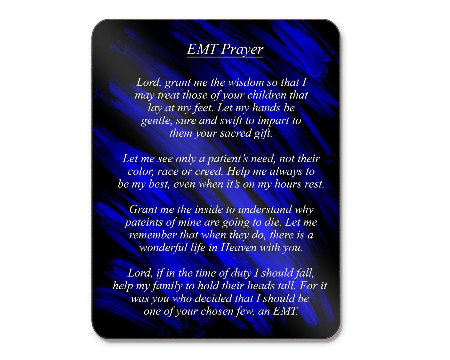 EMT Prayer