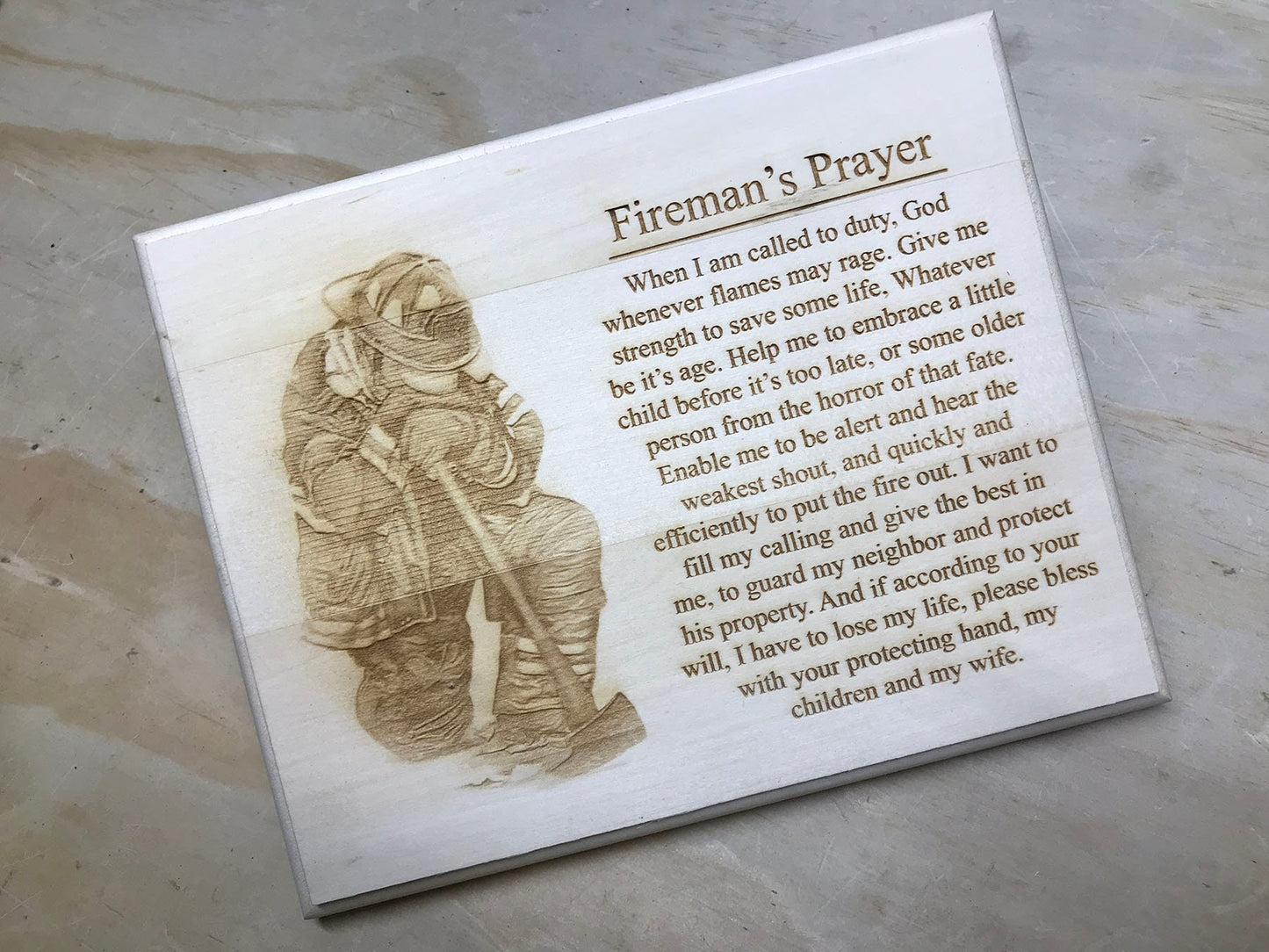 Firefighter's Prayer