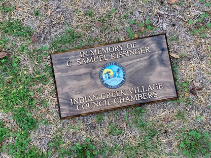 Memorial Plaque