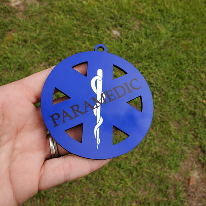 Star of Life Paramedic Christmas Ornament