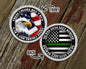 Thin Green Line Military Challenge Coin