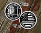 America's Bravest Retired Correction's Officer Thin Gray Line Challenge Coin
