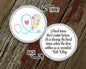 Floral Stethoscope Challenge Coin