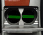 Thin Green Line Car Coaster