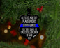 Personalized Police Shield Christmas Ornament