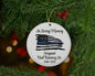 Police Memorial Christmas Ornament