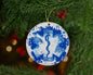 Star of Life Splatter Christmas Ornament