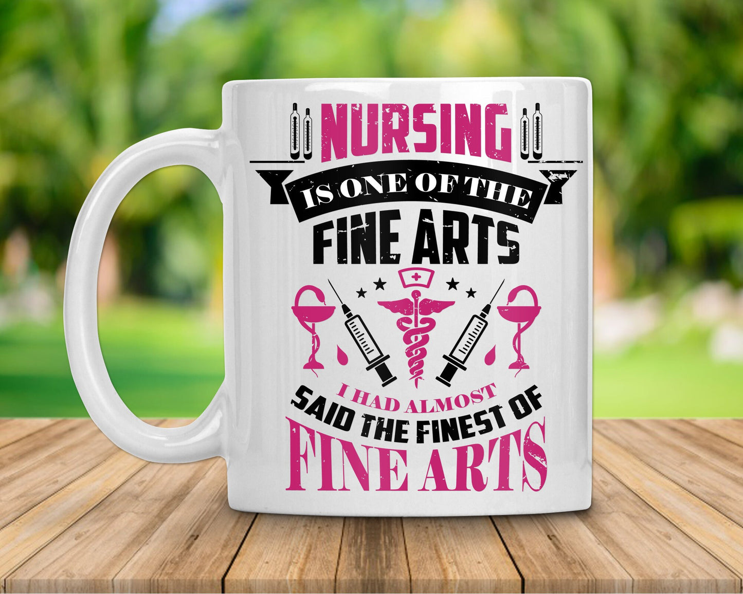 Nursing is a Fine Art Coffee Mug