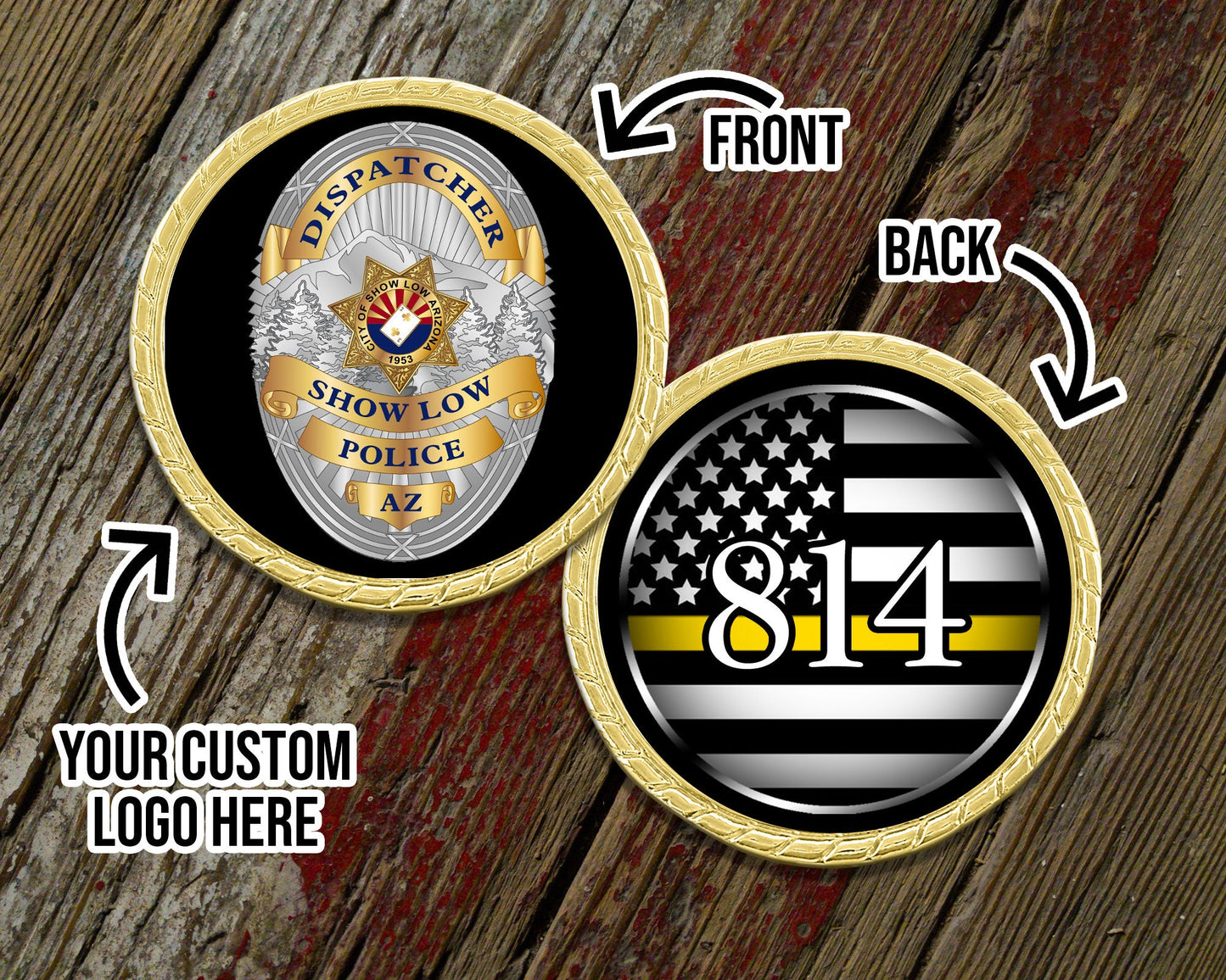 Custom Logo Dispatcher Challenge Coin