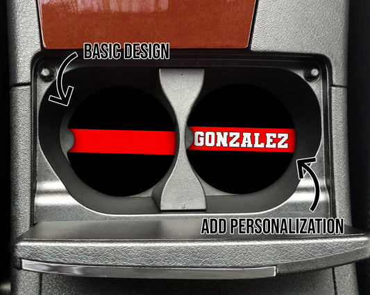 Thin Red Line Car Coaster