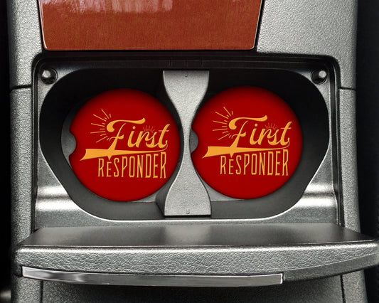 First Responder Car Coaster