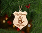 My Mommy My Hero Police Officer Wood Christmas Ornament