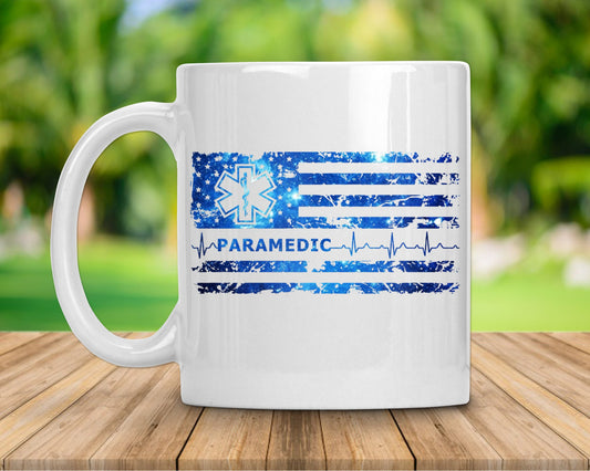 Paramedic Flag Coffee Mug