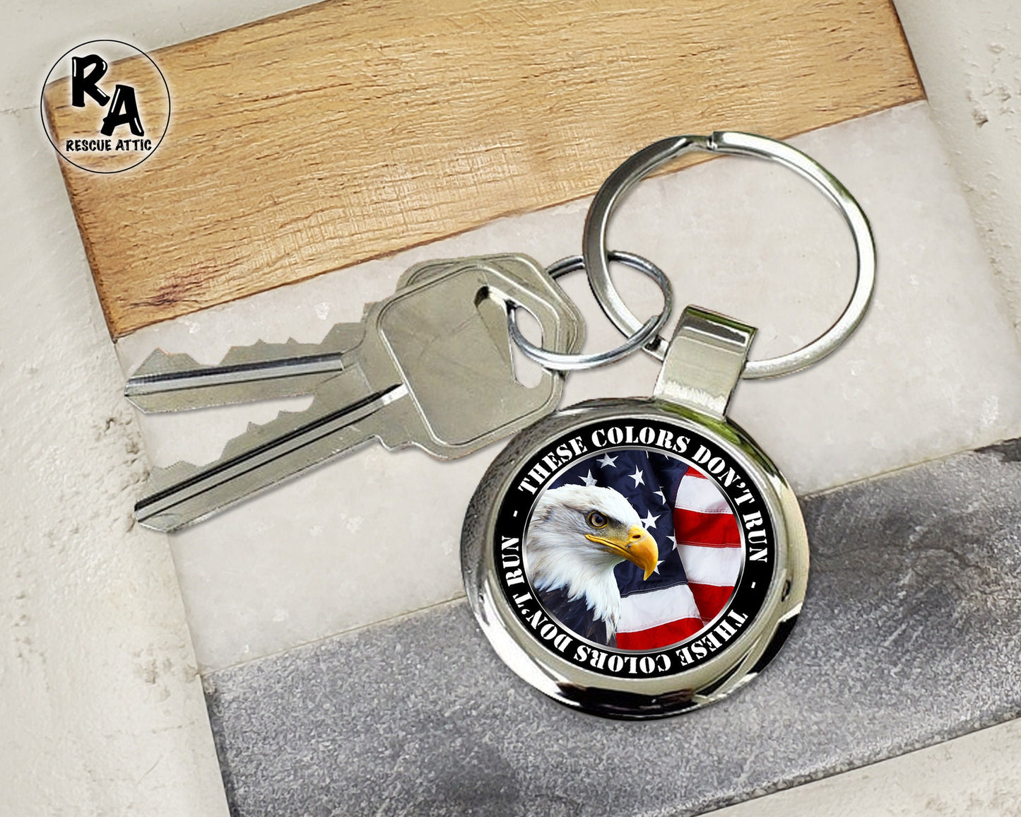 These Colors Don't Run Keychain