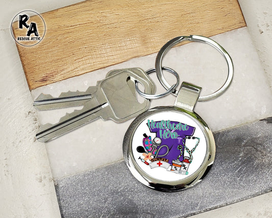 Healthcare Hero Keychain