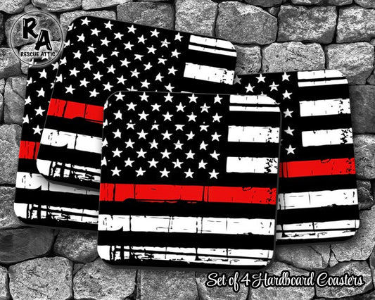 Firefighter Drink Coasters