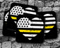 Thin Yellow Line Drink Coasters