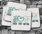 Peace Love Nursing Drink Coasters