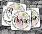 Floral Nurse Drink Coasters