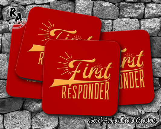 First Responder Drink Coasters