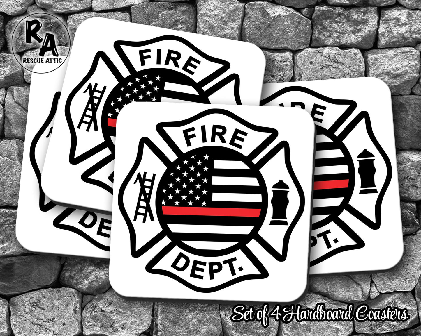 Maltese Cross Drink Coasters