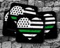 Thin Green Line Drink Coasters