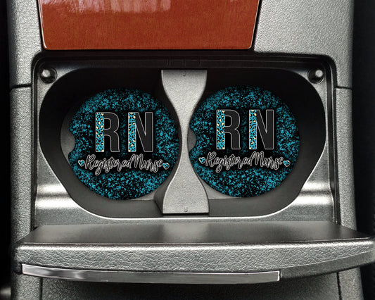 Registered Nurse Car Coaster