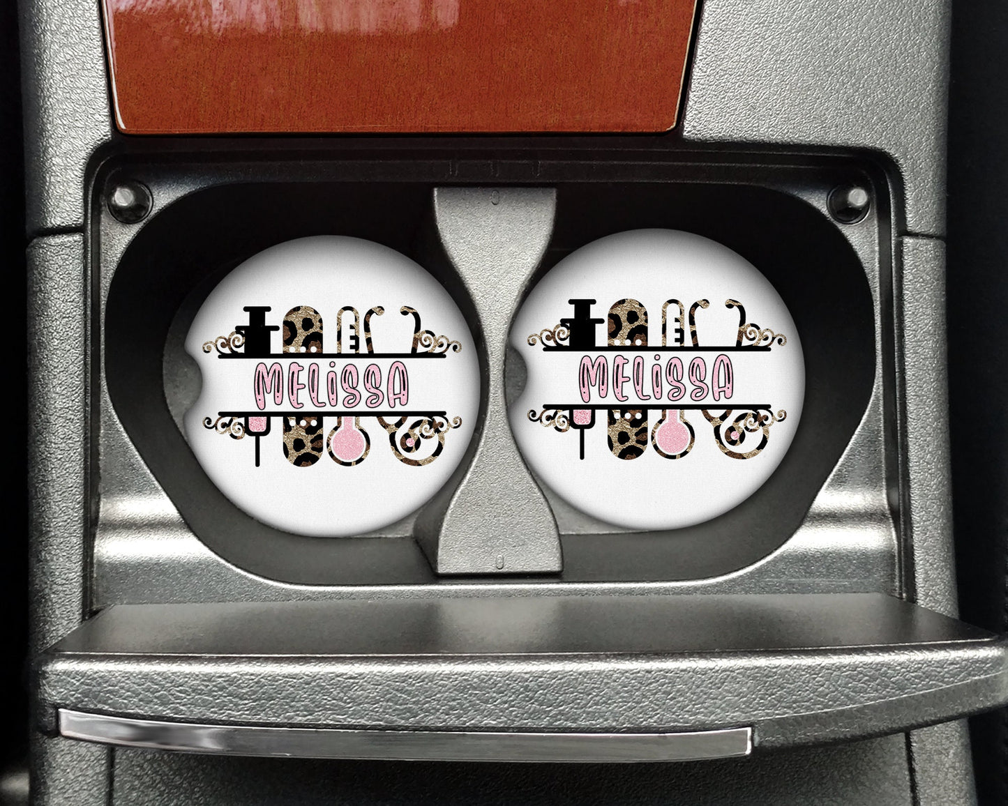 Personalized Nurse Car Coaster