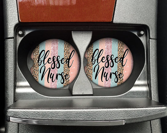 Blessed Nurse Car Coaster