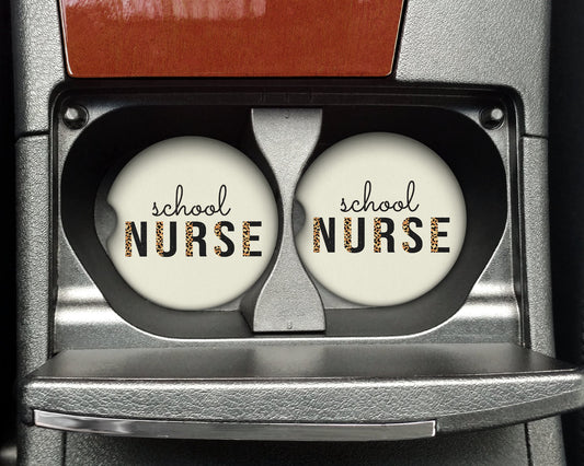 School Nurse Car Coaster