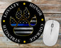 K9 Blue Line Flag Mousepad
