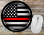 Thin Red Line Firefighter Mousepad