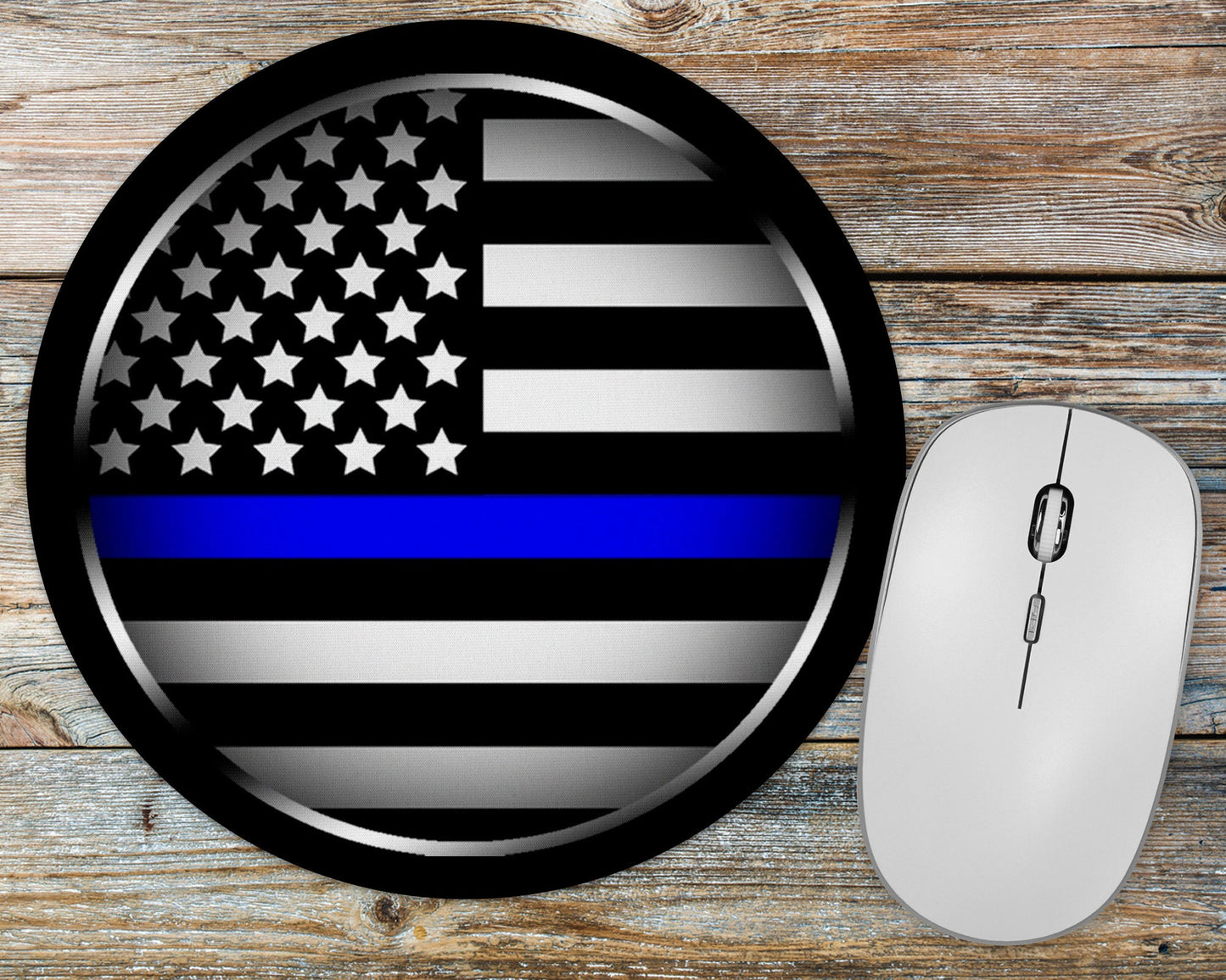 Blue Line Flag Mousepad