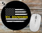 911 Dispatcher Flag Mousepad