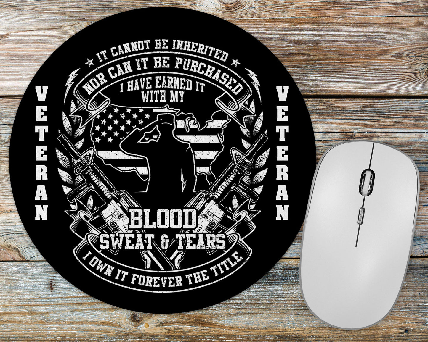 Veteran Blood Sweat & Tears Mousepad