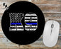 Blue Line K9 Flag Mousepad