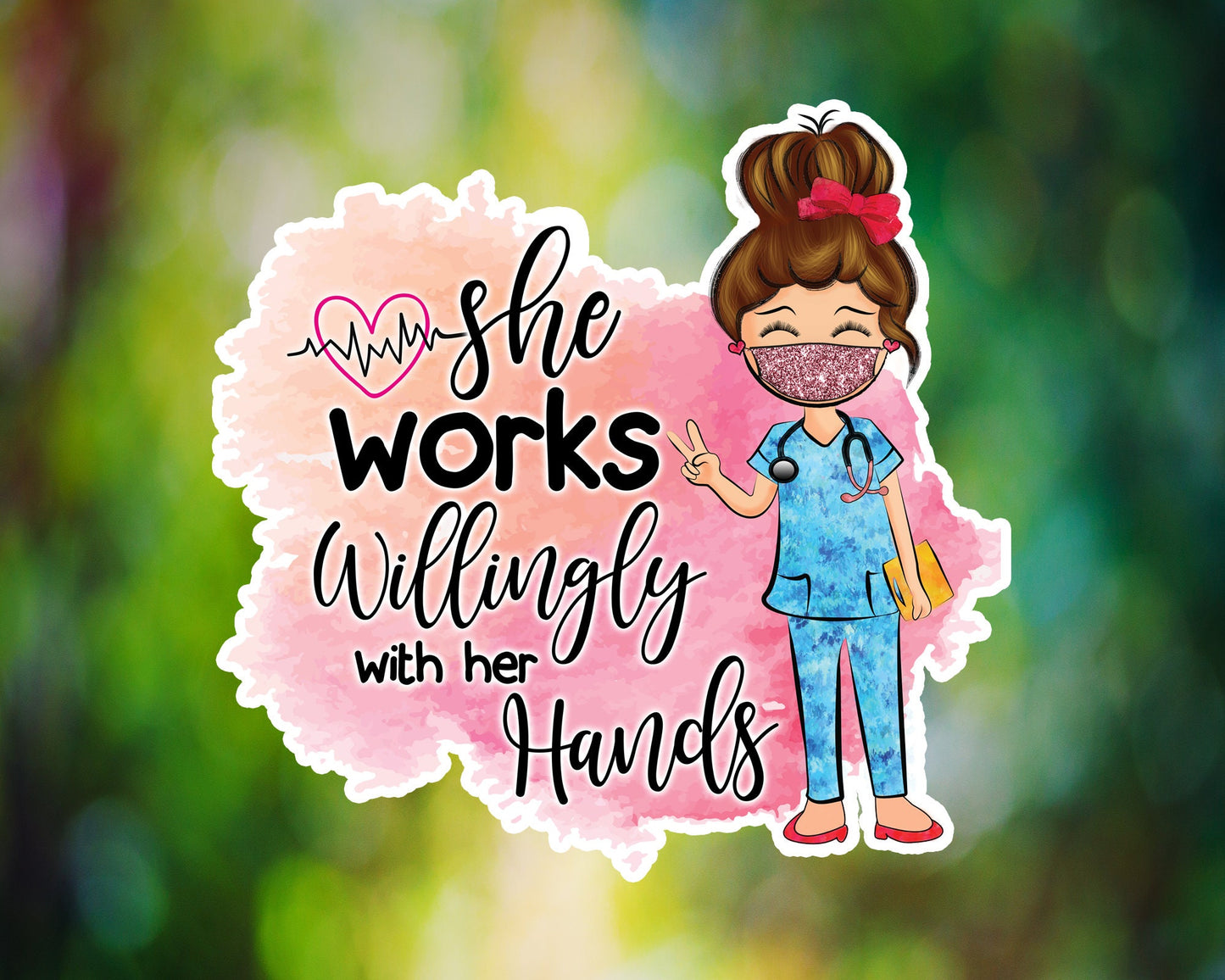 She Works Willingly With Her Hands