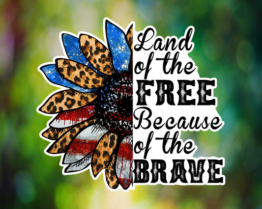 American Flag Sunflower