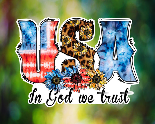 USA In God We Trust
